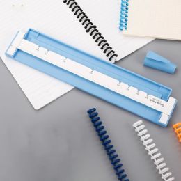 Punch FiveColor Positionering Ruler Plaat met multihole puncher 30hole loseleaf document bindingspoers Accessoires tools