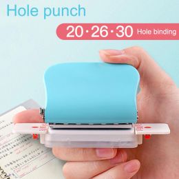 Punch Fromhenon Leaf Paper Punch 30/26/26 Hole Puncher A4 / A5 / A6 Planner Scrapbooking Outil de liaison
