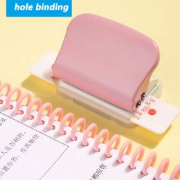 Punch Fromhenon Planner Mini Hole Puncher A4 B5A5 Diary Loseleafe Notebook DIY Hole Paper Punch for Office School Stationery Tool