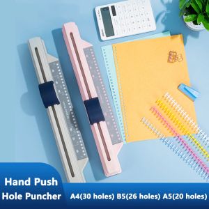 Punch Loseleaf Puncher Hole Punch 30 trous max glissade Puncher pour A4 A5 B5 A6 B6 A7 B7 SCHOOL CRAFT Supplies Scrapbooking DIY Tools