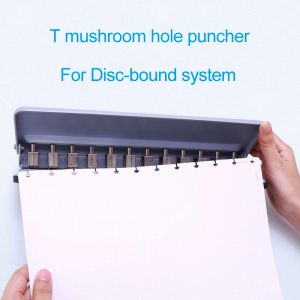 Punch Mushroom Hole Punch 12 Holes Puncher Discbound Notebook en Journals Accessories A4/A5/A6/A7/B5 H Planner Binding Supplies