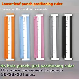 Punch Positioning Ruler Plaat Matching Tool Multifunctionele punch tool Office 30 Hole Losse bladponsen en bindende briefpapiergereedschap