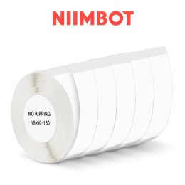 Punch White Label Tape for Niimbot D11 Printer Paper 15 * 50mm D11 Étiquette de papier Sticker Roule pour Niimbot Labeller D110 D11 Imprimante d'étiquette