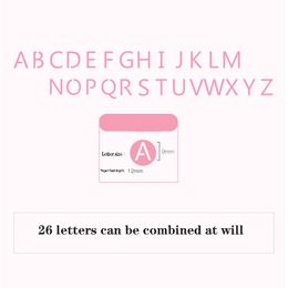 Punch Word Puncher 26Letter Embosser English Capital Letter Punching Machine Card Paper Punches voor Scrapbooking DIY Accessoires