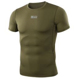 Punch wst tactisch shirt korte mouw camo leger ronde kraag antiuv transpiratie buiten sport tranning shirt