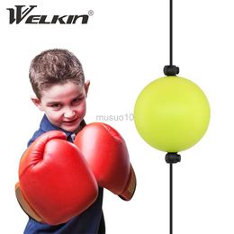 Boksballen Verstelbaar Boksen Reflex Speed Ball Hand Oogreactie Training Punch Fight Ball Fitnessapparatuur Accessoires voor volwassen kinderen HKD230720