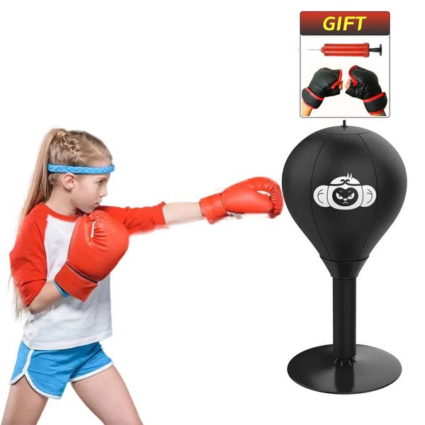 Balles de boxe sac de boxe bureau vitesse balle ventouse Stress Buster outil de réduction 231122