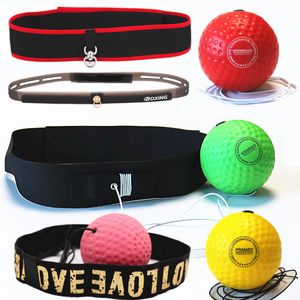 Ponsen Ballen Boksen Reflex Ball Head Band Headmounted Speed Sanda Combat Trainingsapparatuur met Bungee Cord 20g PU Schuim 230606