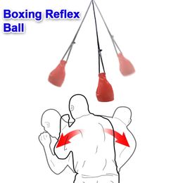 Punching Balls Boxe Reflex Ball Vitesse Exercice Combat Sac De Sable Gymnase À Domicile Suspendus Formation Sac De Frappe Pour Boxe Vitesse Agilité Workout Equipmen 230210