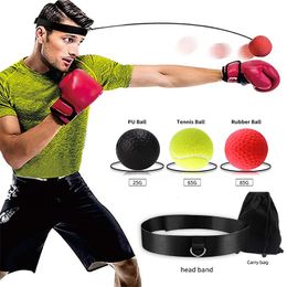 Boksballen Boksen Reflex Snelheid Punch Ball MMA Sanda Boxer Raising Reactiekracht Hand Oog Trainingsset Stress Gym Muay Thai Oefening 230824