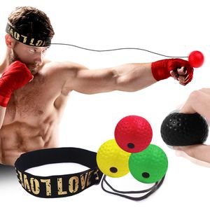 Boksballen Boksen Reflex Snelheid Punch Ball MMA Sanda Raising Reaction Hand Oogtraining Gym Muay Thai Fitness Oefening Boxe Accessoires 230425