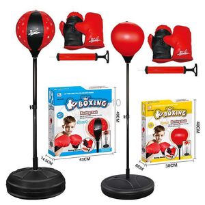 Punching Balls Boxe Vitesse Balle Réaction Cible Dodge Équipement D'entraînement Balle Accueil Décompression Gobelet Droit Adulte Enfants Sac De Sable HKD230720