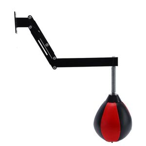 Punching Balls Fitness Speed Balls Pear Boxing Punching Speed Bag Wall Mount Height Adjustable Thai Reflex Speed Balls For Fitness Equipment 230530