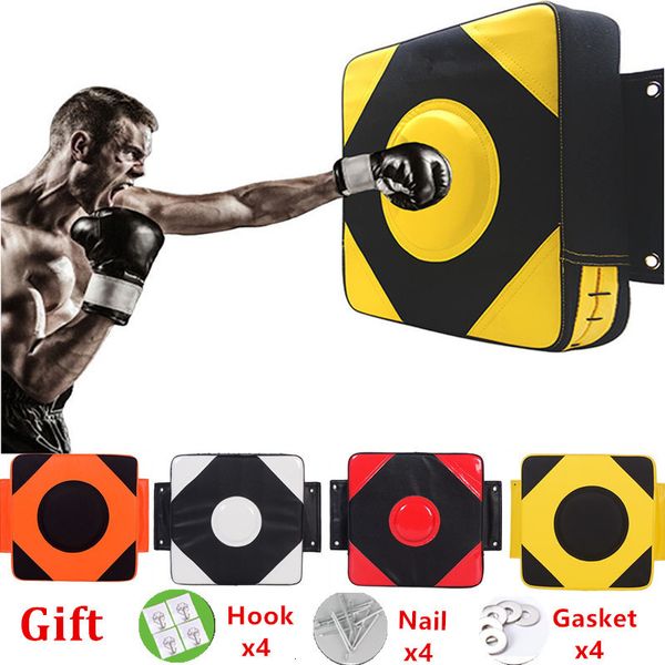 Punching Balls Grand Faux Cuir Mur Punching Pad Boxe Punch Cible Entraînement Sac De Sable Sport Dummy Sac De Frappe Combattant Arts Martiaux Fitness 230621