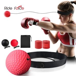 Punching Balls Ride Force Kick Boxing Reflex Ball Head Band Fighting Speed Training Punch Muay Tai MMA Équipement d'exercice Accessoires 221205