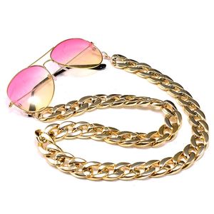 Punk Eyeglass Strap Simple Reading Glasses Hanging Chain Fashion Sunglasses Spectacles Holder Neck Cord Glasses Slip Metal Chain