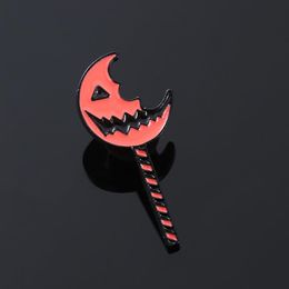 Punk Halloween Pumpkin Brooch Cute Anime Movies Games Pins en émail dur collectionne la broche de bande dessin