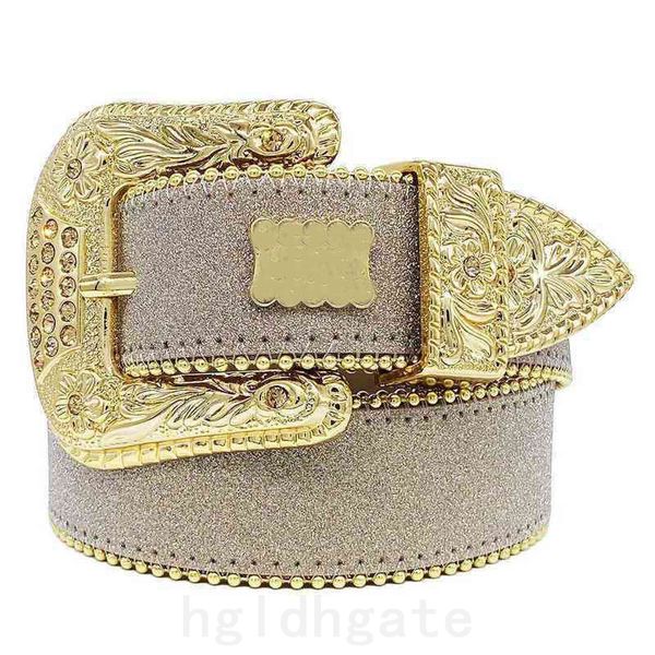 Punk Mens Designer Ceinture Pleine Strass Luxe BB Ceinture Femmes En Cuir Véritable Ceinture Flexible Crâne En Métal Aiguille Boucle Ceintures Pour Cadeau Discothèque Style Hg093