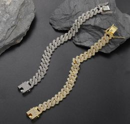 Punk Rock 14 mm redondo acero inoxidable Cuba Cuban Miami Link Chain Bracelet for Men Rapper Gold Silver Color Gift84887331