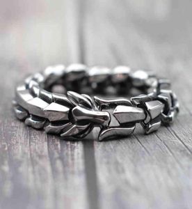 Bracelet punk en acier inoxydable Bracelet noir or argent couleur hommes braclet de rue hip hop pour les bijoux masculins homme6532736