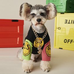 La chaîne de compagnie de style punk mène les chiens en métal en métal