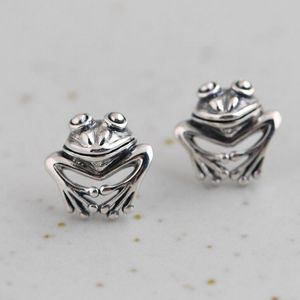 Punk Style Vintage Grenouille Boucle D'oreille Femmes Hommes Animal Boucles D'oreilles Bijoux De Mode Accessoires pour Cadeau Fête