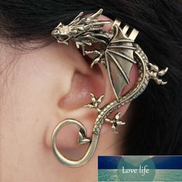 Punk Temptation Metal Dragon Bite Oor Wrap Manchet Oorbellen Voor Vrouwen Mannen Clip Earings No Pierced 1pc Factory Prijs Expert Design Quality Nieuwste Stijl Originele status