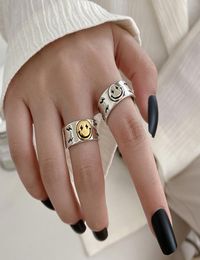 Punk Vintage Face Band Rings for Women Boho Charms Jewelry Men Antigir Knuckle Ring Fashion Party Gift1126842