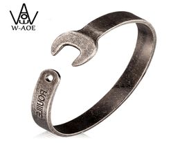 Punk Vintage Herramientas Braceletas de llave de llave brazaletes 316L Biker de motor de acero inoxidable Bujecedor para hombres Mujeres Gift6549462