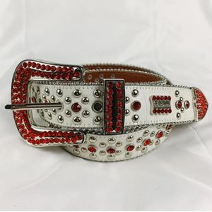 Punk Western s diamant ceintures en cuir clouté Bing ceinture Cinturones Para Mujer Y2K Cowboy Cinto De Strass pour hommes femmes 240326