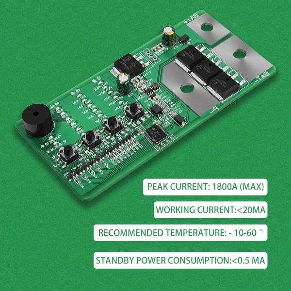 Puntlassers Kit de carte de commande de batterie au lithium portable Soudeur de commande de commande intelligente 0,10,3 mm en nickel pour 18650 26650 32650 Batterie