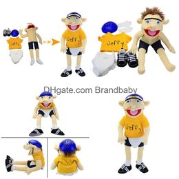 Marionetas 60 cm Jeffy Hand Puppet P Niños Soft Doll Talk Show Party Props Juguetes de Navidad Regalo para niños 230707 Entrega de entrega Regalos Rellenos Dhna6