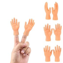 Marionetten Cartoon Grappige Vinger Handen Set Creatief Speelgoed van Rond De Kleine Hand Model Halloween Cadeau 231027