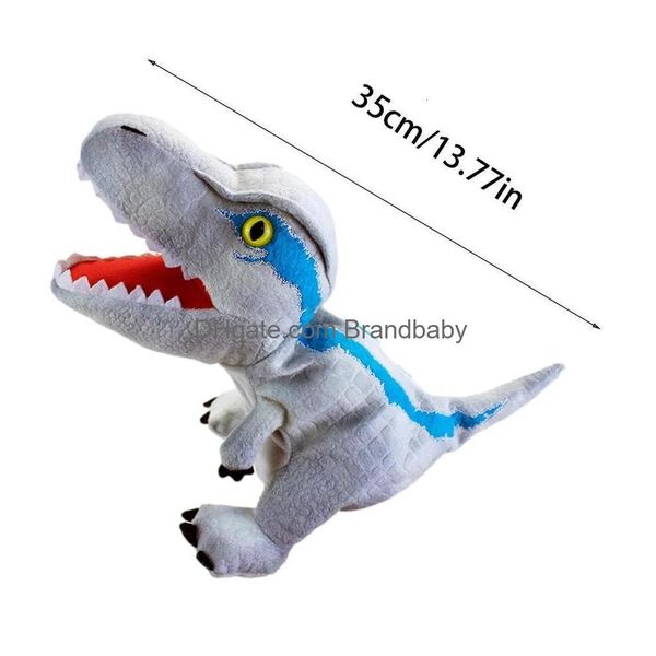 Marionnettes Dinosaure Marionnette Jouets Raptor Bouche Ouverte Tyrannosaure Rex Poupée Enfants Enfants Cadeau D'anniversaire Drop Livraison Cadeaux En Peluche Ani Dhzmy