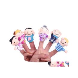 Puppets vinger baby mini dieren educatieve hand cartoon dieren pluche poppen theater speelgoed voor kinderen geschenken drop levering proped dhavw