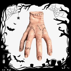 Títeres Horror Miércoles Cosa Juguete de mano de la familia Addams Estatuilla de PVC Decoración para el hogar Artesanía de escritorio Fiesta de disfraces de Halloween Prop 230803