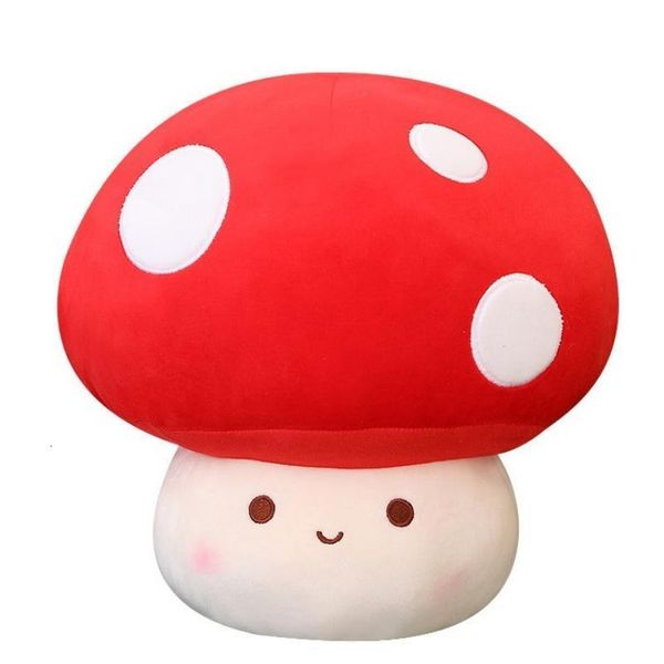 Títeres Kawaii Mushroom Muñecos de peluche Cojín de planta de simulación para la decoración del hogar Almohada de peluche para dormir Regalo perfecto para niños y niñas 230719