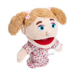 Puppets Kids Handpop Speelgoed Rollenspel Familie Open Mond Handschoen Handpop Speelgoed Moeder Buikspreker Vertel Verhaal Marionet rollenspel Handdoll 230726