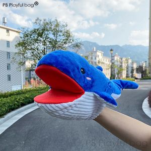 Marionnettes PLAYFUL BAG Jeu interactif jouet 2023 bouche en peluche ouverture grande simulation requin marionnette dinosaure Poupées lol tom TD17 230719