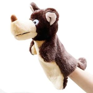 Puppets pelos de juguete mano títere big bad lolf modelado simulación muñeca para padres actividades de padres e hijos juguete al por mayor 2312222