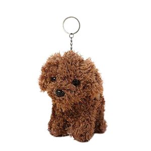 Puppy chien en peluche porte-clés en peluche en peluche en peluche clés en gros