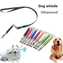 Pippy Pet Dog Training Training Whistle Ultrasonic Sound Repeller Adjustable Voice Control Stop Bark Obéissance Tool Détraire flûte