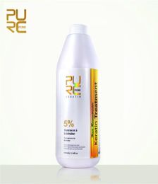 PURC 1000 ml 5 Formaline Braziliaanse Keratine Stijltang Reparatie Beschadigd Haar Hydraterende Antisplit Diepe Reiniging Haren Salon 1599594