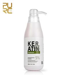 PURC traitement à la kératine brésilienne lissant les cheveux 5 formol 300 ml élimine les frisottis et rend les cheveux brillants et lisses 7711155