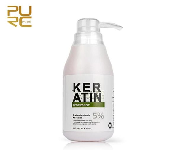 PURC traitement à la kératine brésilienne lissant les cheveux 5 formol 300 ml élimine les frisottis et rend les cheveux brillants et lisses 7377091