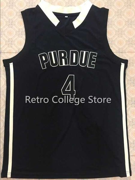 Purdue Boilermakers College # 4 Robbie Hummel Throwback Basketball Jersey, Authentique Cousu s Jersey # 33 Moore