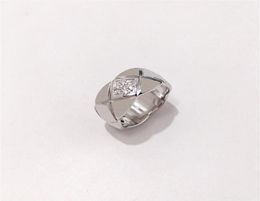 Reine 925 Sterling Silber Paar Designer Ring für Frauen Männer Schmuck Crush Ringe Liebhaber Hochzeit Mode Raute Verlobung Geometri7890910