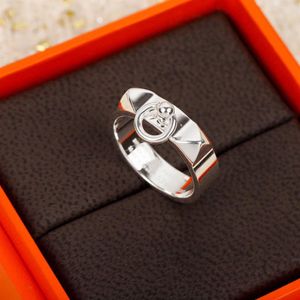 Pure 925 Sterling Zilveren Sieraden Voor Vrouwen Lock Ringen Luxe Merk Kwaliteit Partij Bruiloft Sieraden Engagement Hoop Ring Luxury2763