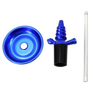 Universal Smoking Aluminium Metalen Top Hookah Stem Geschikt voor de meeste Wijnfles Chicha Kit Adapter Slang SHISHA NARGUILE PIRE GROOTHANDEL