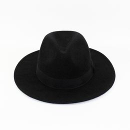 Pure black men's top hat